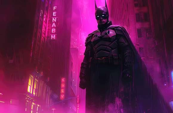 Cyberpunk Batman - Futuristic Superhero Background