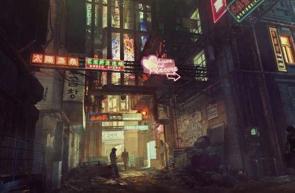 Cyberpunk Cityscape -