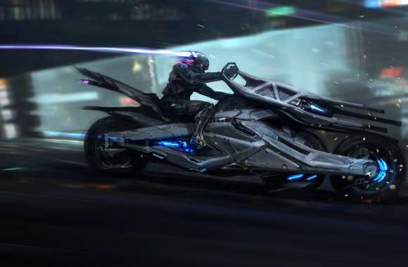 Cyberpunk Future Ride -