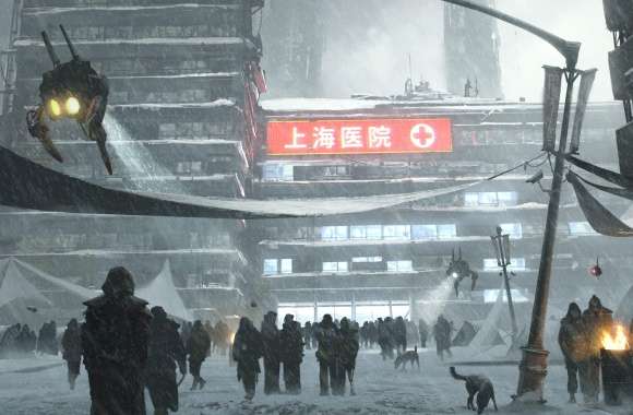 Cyberpunk Winter Wonderland -