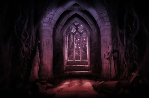 Dark and Scary The Enigmatic Doorway wallpapers hd quality