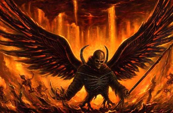 Dark Angel in Hellfire of the Occult