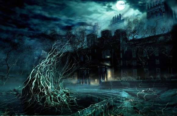 Dark Creepy Scary Haunted House Video Game Alone In The Dark