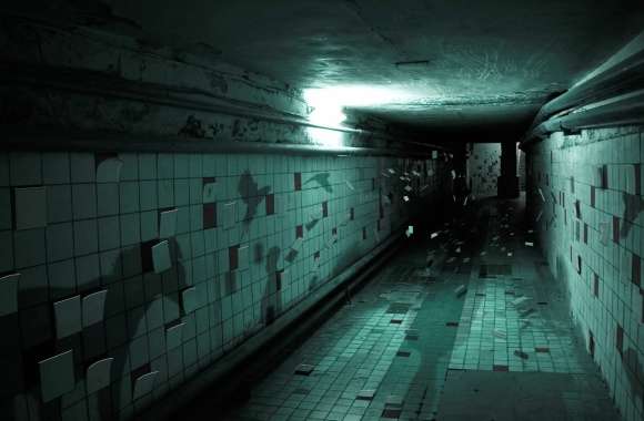 Dark Creepy Tunnel