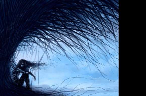 Dark Emo Embracing Shadows wallpapers hd quality