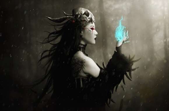 Dark Enchantment Woman of the Shadows - wallpapers hd quality