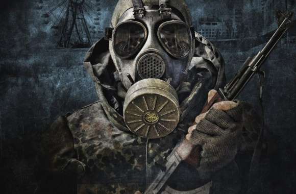 Dark Gas Mask Guardian -