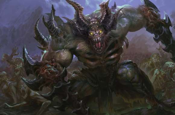 Dark Horned Demon wallpapers hd quality