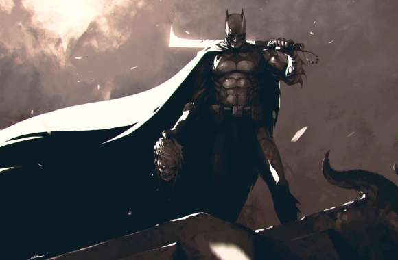Dark Knight with Sword - wallpapers hd quality
