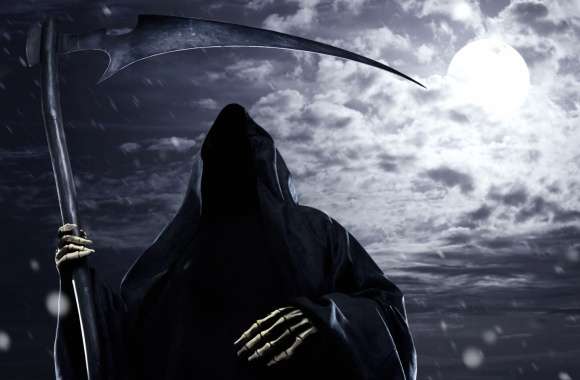 Dark of the Grim Reaper at Moonlight wallpapers hd quality