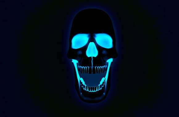 Dark Skull A Haunting Glow wallpapers hd quality