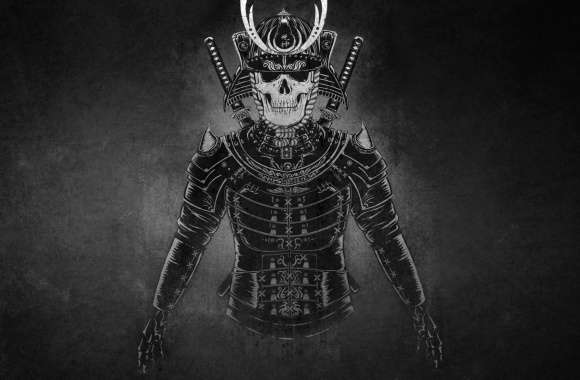 Dark Skull Armor Fantasy Samurai wallpapers hd quality