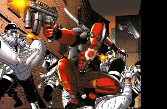 Deadpool Action HD Comic Wallpaper