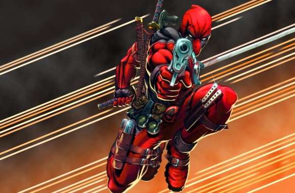 Deadpool Comic Art