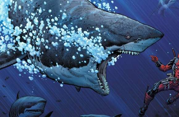 Deadpool vs. Shark