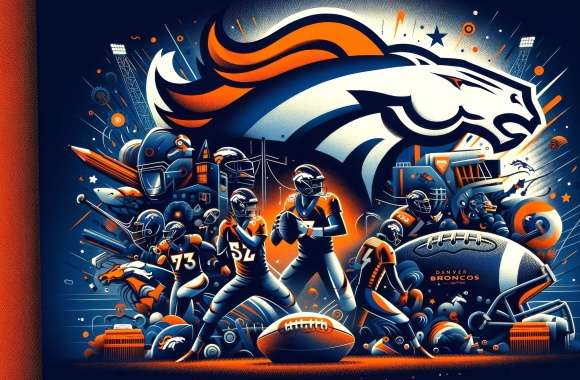 Denver Broncos NFL Super Bowl-Themed