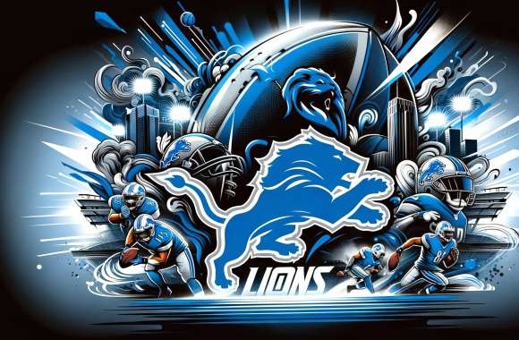 Detroit Lions NFL Football Team Wallpaper