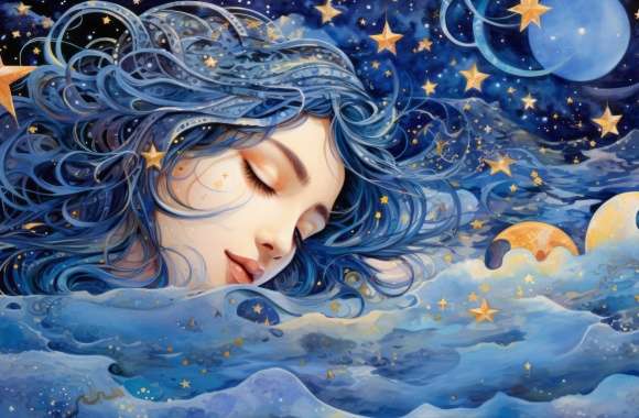 Dream of a Starry Night Wallpaper wallpapers hd quality