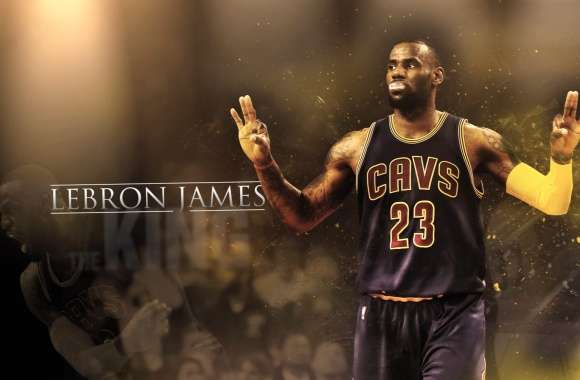 Dynamic LeBron Basketball Star HD Desktop Wallpaper