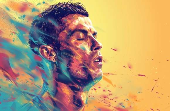 Dynamic Soccer Star - Sports Action Art