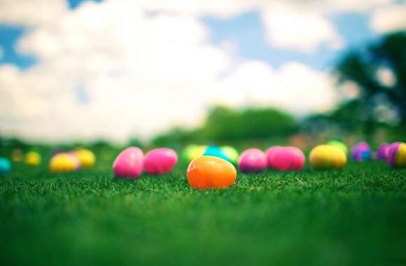 Easter Joy of Colorful Egg Scavenger Hunt
