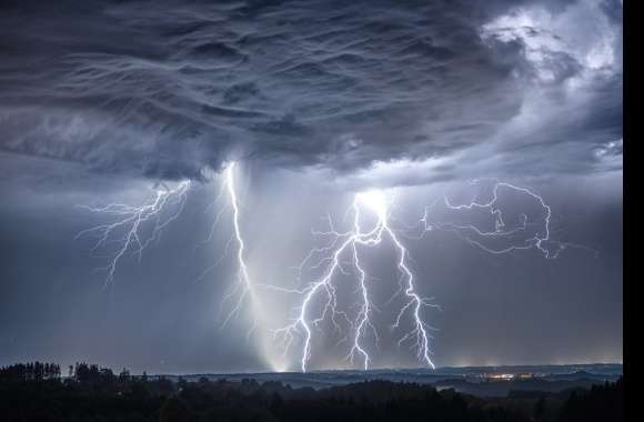 Electrifying Night Storm -