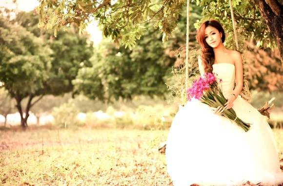 Elegant Asian Bride