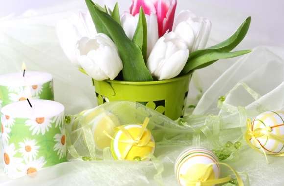 Elegant Easter Tulips wallpapers hd quality