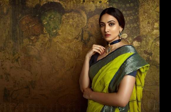 Elegant Indian Saree - HD Art Wallpaper