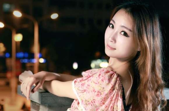 Elegant Night – Asian Woman