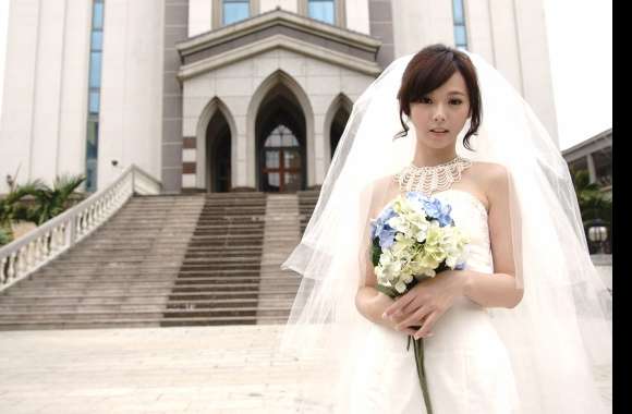 Elegant Taiwanese Bride - wallpapers hd quality