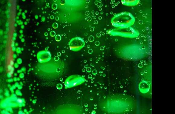 Elemental Green Bubbles Artistic wallpapers hd quality