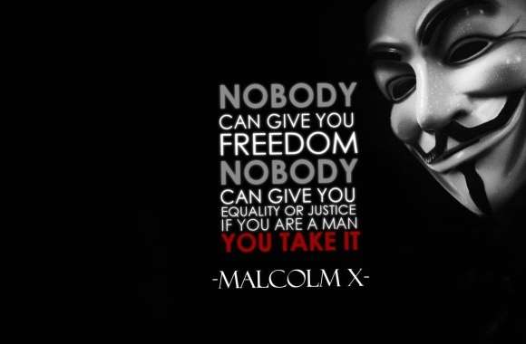 Empowered Freedom Malcolm X Technology Quote