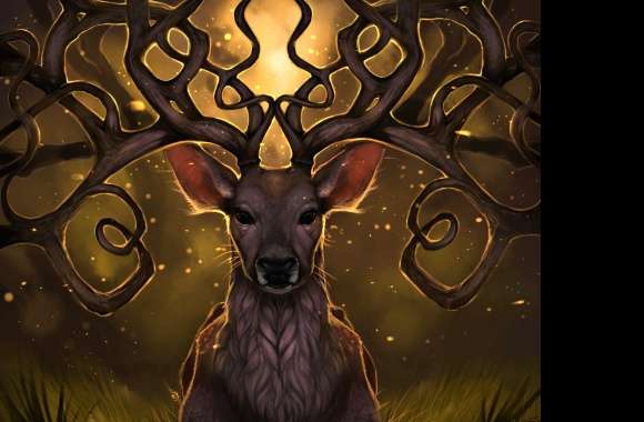 Enchanted Buck Sparkles wallpapers hd quality