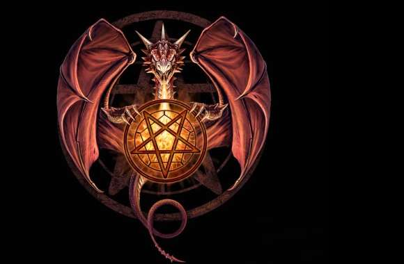 Enchanted Dragon HD Fantasy Wallpaper wallpapers hd quality