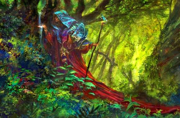 Enchanted Forest Mage - Fantasy