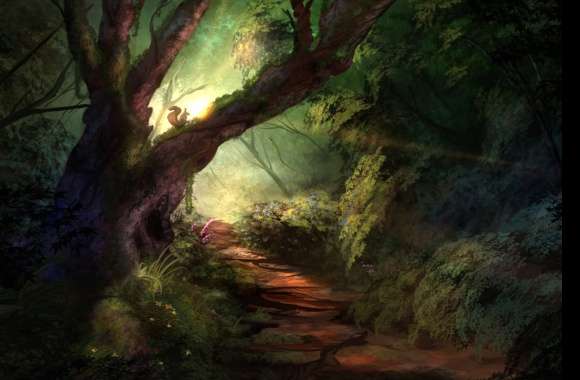 Enchanted Forest Path -