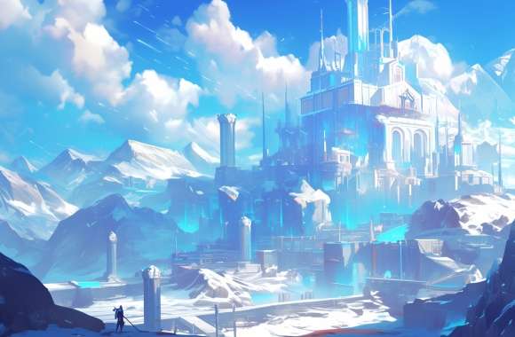 Enchanted Ice Castle Fantasy