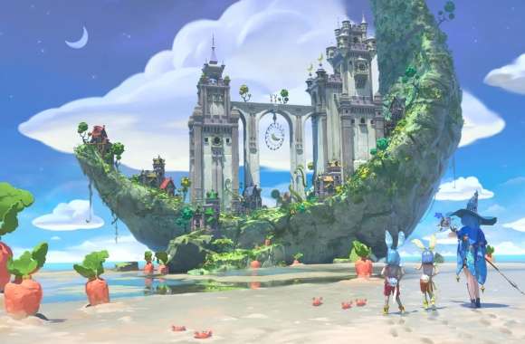 Enchanted Island Palace - Fantasy wallpapers hd quality