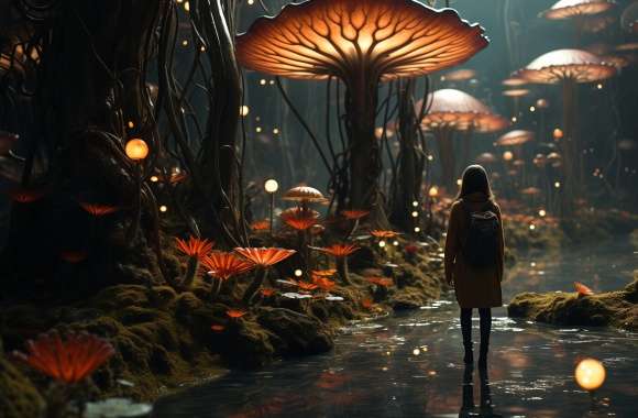 Enchanted Mushroom Garden