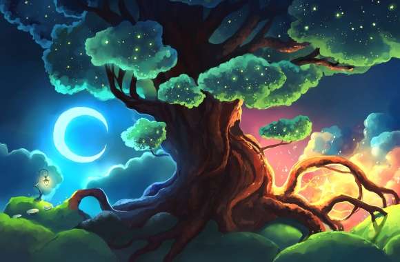 Enchanted Night Tree -