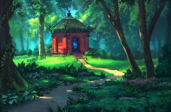 Enchanted Oriental Forest Path -