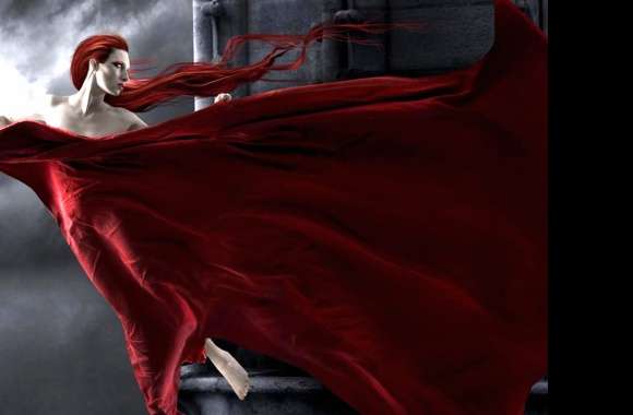 Enchanted Red Fantasy Woman