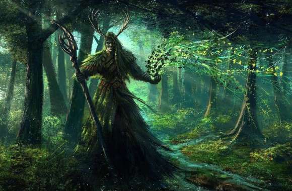 Enchanting Druid A Fantasy