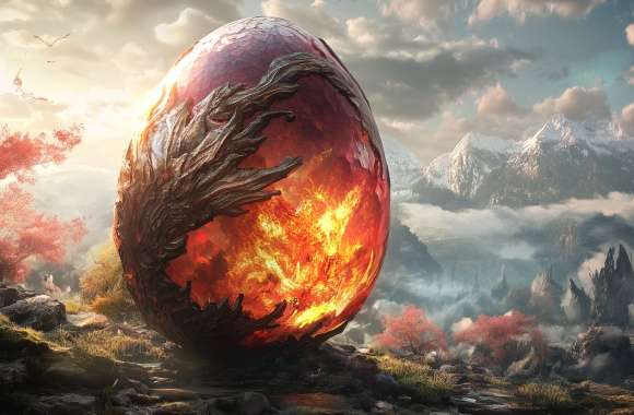 Enigmatic Dragon Egg A Fantasy