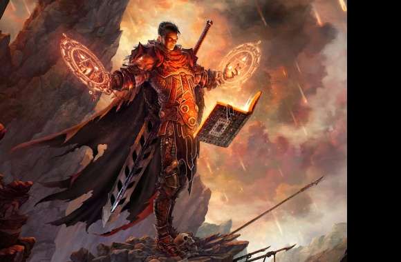 Epic Fantasy Sorcerer Warrior