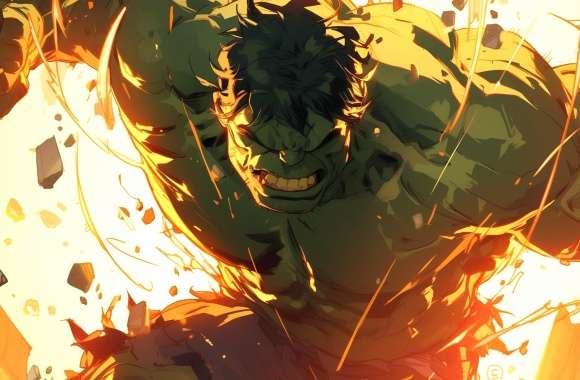 Epic Hulk HD Comic Wallpaper