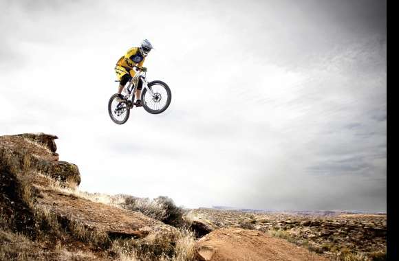 Epic Mountain Bike Jump - wallpapers hd quality