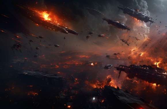 Epic Space Battle wallpapers hd quality