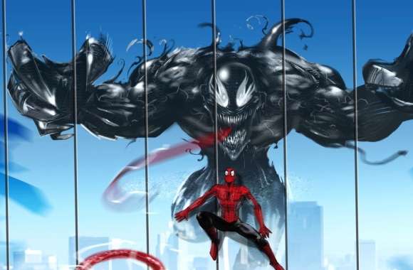 Epic Spider-Man Clash with Venom